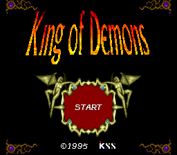 King of Demons (english translation) Title Screen